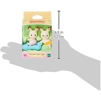 Epoch Sylvanian Families Chocolate Rabbit Twins - Σοκολατένια Κουνέλια Διδυμακια 5420 5054131054208