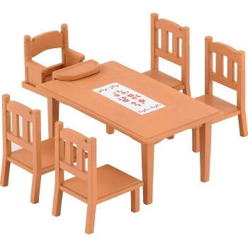 Epoch Sylvanian Families Family Table & Chairs - Σετ Τραπέζι Και Καρέκλες 4506 5054131045060