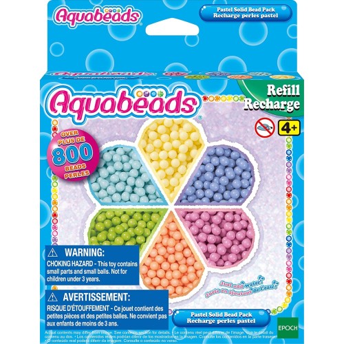 Epoch Aquabeads  Pastel Solid Bead Pack - Συμπληρωματικά σετ με χάντρες 31505 5054131315057