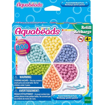 Epoch Aquabeads  Pastel Solid Bead Pack - Συμπληρωματικά σετ με χάντρες 31505 5054131315057