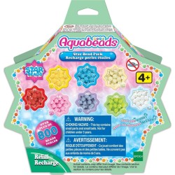 Epoch Aquabeads Bead Pack Refill,Yellow,Ivory,Blue,Green,White,Pink,Purple 31603 5054131316030