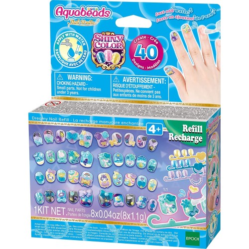 Epoch Aquabeads  Dreamy Nail Refill, Multi Colour 35009 5054131350096