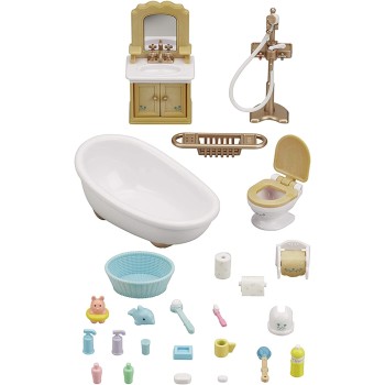 Epoch Sylvanian Families Country Bathroom Set - Σετ Μπάνιου Εξοχής 5286 5054131052860
