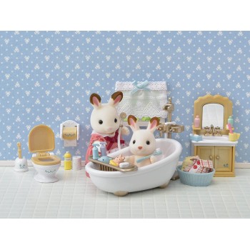Epoch Sylvanian Families Bathroom In The Country House Style - Doll House Furniture Furniture 5286 5054131052860