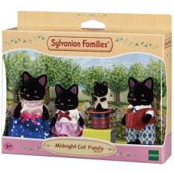 Epoch Sylvanian Families Midnight Cat Family - Οικογένεια Γάτων Της Νύχτας 5530 5054131055304