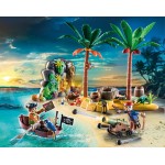 Playmobil Pirates Pirate Treasure Island With Rowboat 210099 4050967100998
