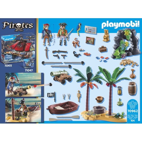 Playmobil Πειρατικό νησί θησαυρού Σετ Λαμπάδας  210099 4050967100998