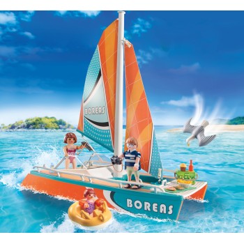 Playmobil Καταμαραν Σετ Λαμπάδας 210100 4050967101001