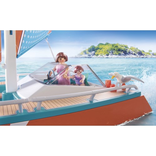 Playmobil Family Fun Catamaran Easter Candle 210100 4050967101001
