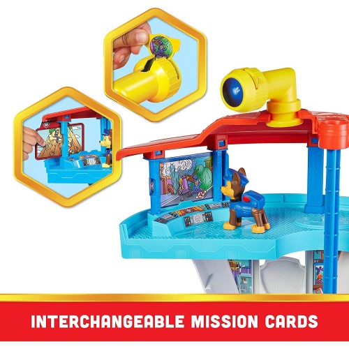 Spin Master Paw Patrol Lookout Tower Playset With Toy Car Launcher, 2 Chase Action Figures 6065500 778988438794