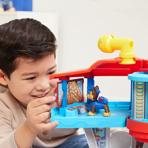 Spin Master Paw Patrol Lookout Tower Playset With Toy Car Launcher, 2 Chase Action Figures 6065500 778988438794