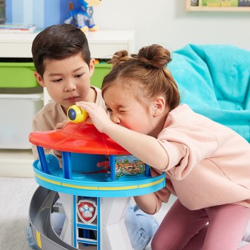 Spin Master Paw Patrol Lookout Tower Playset With Toy Car Launcher, 2 Chase Action Figures 6065500 778988438794