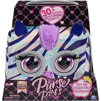 Spin Master Purse Pets Metallic Magic Zebra - Rebel Stripez 6066464 778988455906