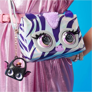 Spin Master Purse Pets Metallic Magic Zebra - Rebel Stripez Παιδική Τσάντα Ώμου 6066464 778988455906