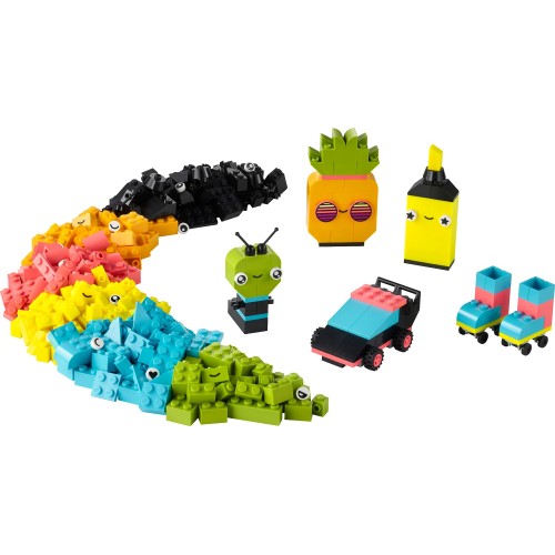 LEGO Classic Δημιουργική Διασκέδαση Σε Νέον Χρώματα 11027 5702017415116
