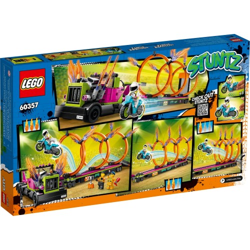 LEGO City Stunt Truck And Ring Of Fire Challenge 60357 5702017416175