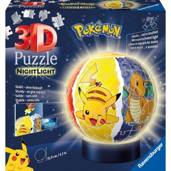 Ravensburger 3D Puzzle Μπαλαλάμπα Τρέλα 72 τεμ. Pokemon 11547 4005556115471