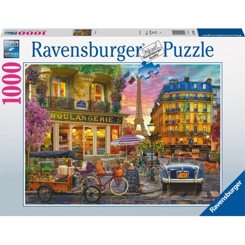 Ravensburger 1000 Pcs Puzzle Sunrise In Paris 19946 4005556199464