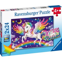 Ravensburger Παζλ 2X24 Τεμ. Μονόκερος 05677 4005556056774