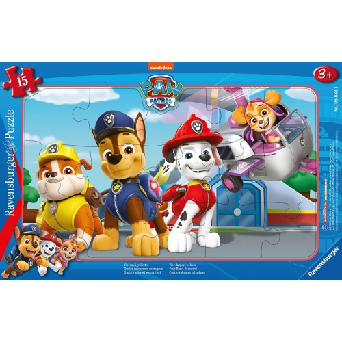 Ravensburger 15 Pcs Frame Puzzle Paw Patrol 05681 4005556056811