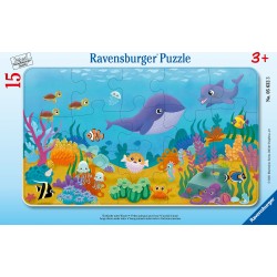 Ravensburger 15 Pcs Frame Puzzle Under The Sea 05632 4005556056323