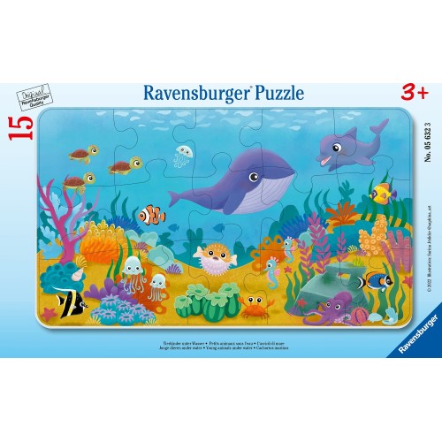 Ravensburger Παζλ Καρτέλα 15 Τεμ. Υποθαλάσσια 05632 4005556056323