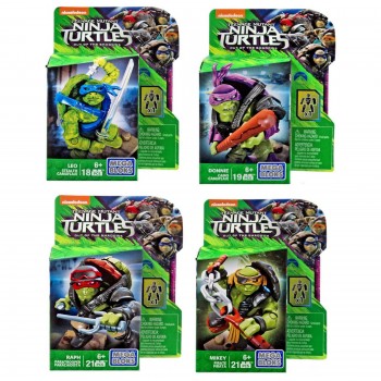 MEGA Φιγούρες Χελωνονιντζάκια Ninja Turtles TMNT Out Of The Shadows - 7 Σχέδια DPW12 / ASST 887961326543