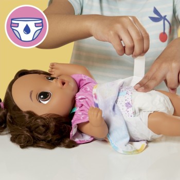 Hasbro Baby Alive Fruity Sips Doll, Lemon, Brown Hair F7357 5010996100481