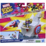 Hasbro Marvel Stunt Squad Tower Smash Playset Captain America vs Thanos F6894 / F7059 5010994180997