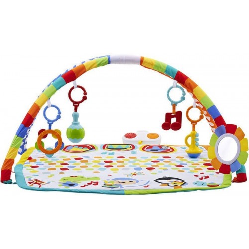 Mattel Πολύχρωμο Γυμναστήριο Με Μουσικά Όργανα DFP69 887961179118