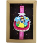 Χειροποίητα Είδη Candle Lg Bag Princess - Fuchsia Neon LA23020B 5212023246753