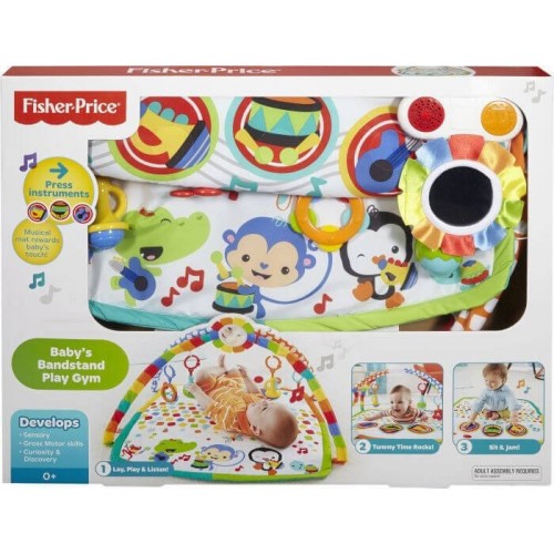 Mattel Πολύχρωμο Γυμναστήριο Με Μουσικά Όργανα DFP69 887961179118