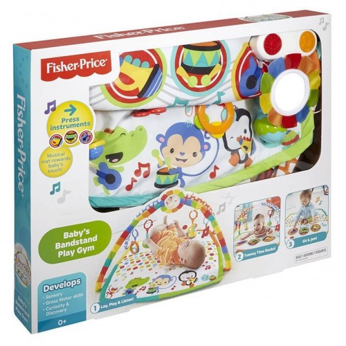 Mattel Πολύχρωμο Γυμναστήριο Με Μουσικά Όργανα DFP69 887961179118