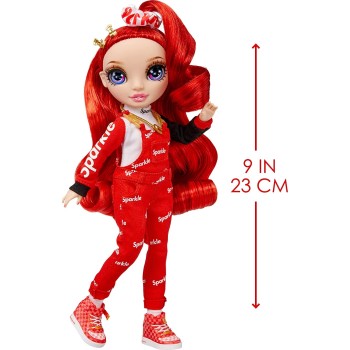 MGA Entertainment Rainbow High Jr. High Red Κούκλα Σειρά 1 - Ruby Anderson 23Cm 579946EUC 035051579953