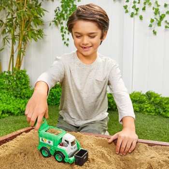 Little Tikes Dirt Diggers Mini - Garbage Truck - Tough Services Toy With Re 659430EUC 050743659430