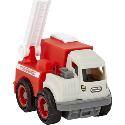 Little Tikes Dirt Diggers Mini - Fire Truck - Tough Emergency Toy With Real 659423EUC 050743659423