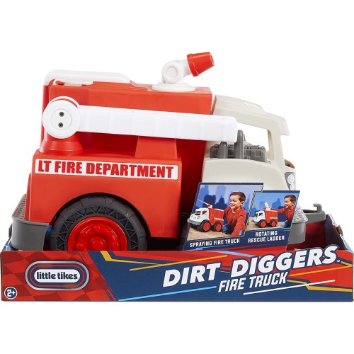 Little Tikes Dirt Digger Real Working Fire Truck Πυροσβεστικό Όχημα 655791EUCG 050743655791