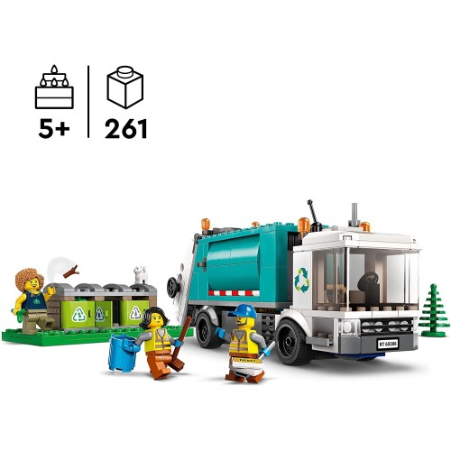 LEGO Λαμπάδα City Φορτηγό Ανακύκλωσης 60386 