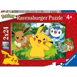 Ravensburger Παζλ 2X24 Τεμ. Pokemon 05668 4005556056682