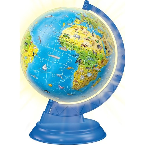 Ravensburger 3D Puzzle 180 Pcs Childrens Globe Night Edition 11288 4005556112883