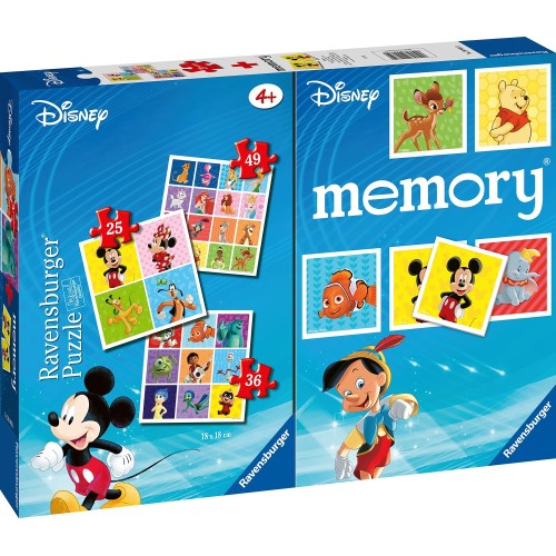 Ravensburger Memory + 3 Puzzles Disney 20985 4005556209859