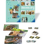 Ravensburger Memory + 3 Puzzles Animals 20984 4005556209842