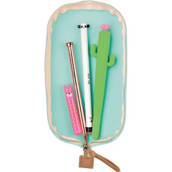 Legami Milano Soft Touch Cute Κασετίνα με 1 Θήκη 20X5 Cm, Aqua PCS0002 8051739306972