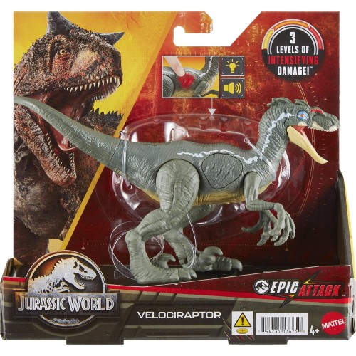 Mattel Epic Attack Velociraptor HNC11 194735136759