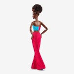 Mattel Barbie Looks Doll, Natural Black Hair, Color Block Outfit, Abdominal-Free Top And Impact Trousers HJW81 194735097340