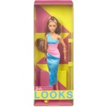 Mattel Barbie Looks- Pink and Blue Dress  HJW82 194735097128