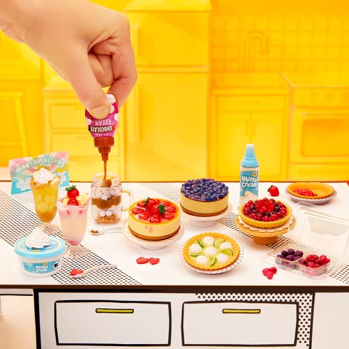 MGA Entertainment Miniverse Make It Mini Food Diner Series 1 Minis, Blind Packaging, Diy, Resin Play, Collectors 591412EUC 03505