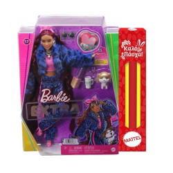 Mattel Easter Candle Barbie Extra - Blue Leopard Track Suit HHN09 
