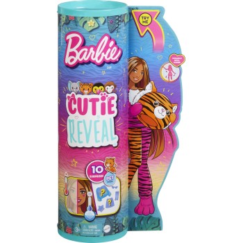 Mattel Λαμπάδα Barbie Cutie Reveal - Τιγράκι HKP99 