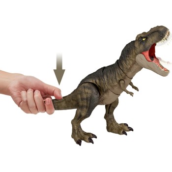 Mattel Λαμπάδα Jurassic World: Dominion Thrash N Devour Tyrannosaurus Rex Που Χτυπά Και Καταβροχθίζει HDY55 